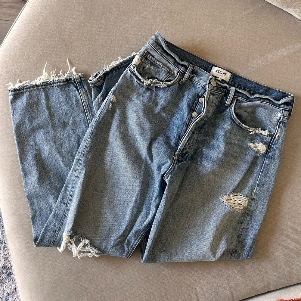 Agolde 90s High Rise Straight Leg Jeans Size 29